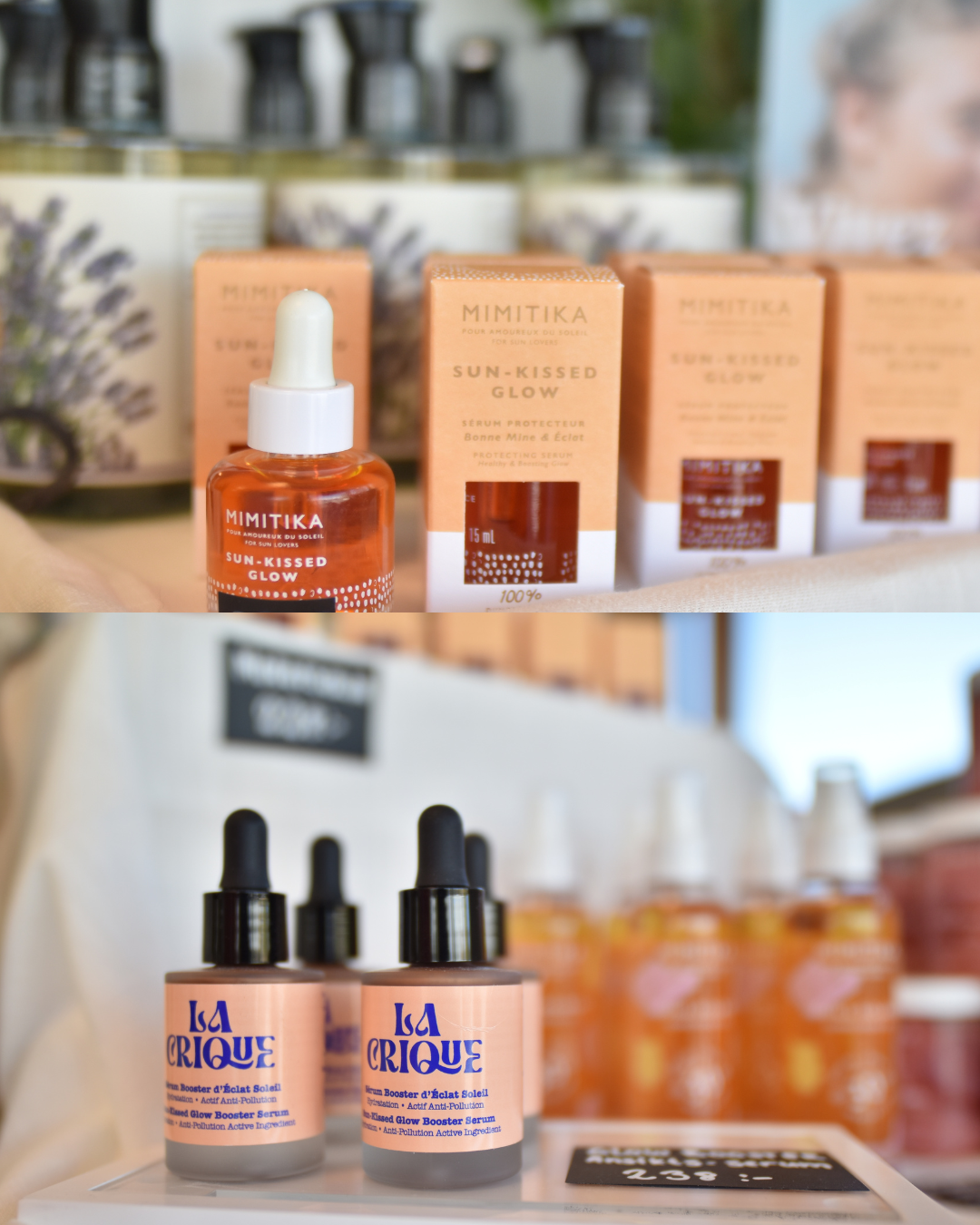 Sun-Kissed morotsolja + Glow booster serum