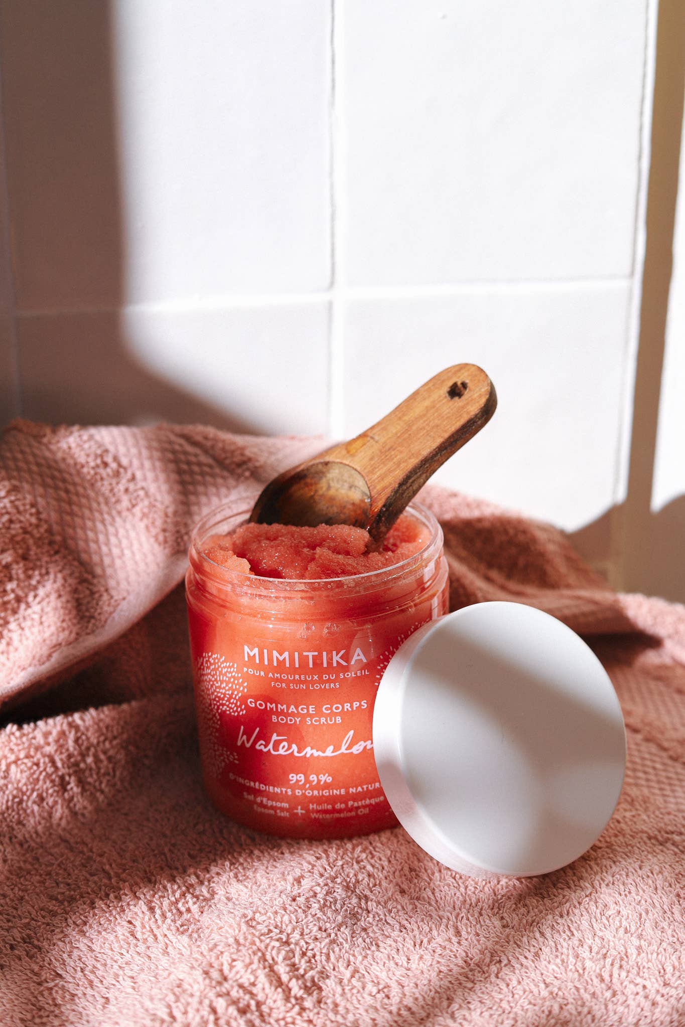 Vattenmelonfröolja och Epsom Salt Body Scrub