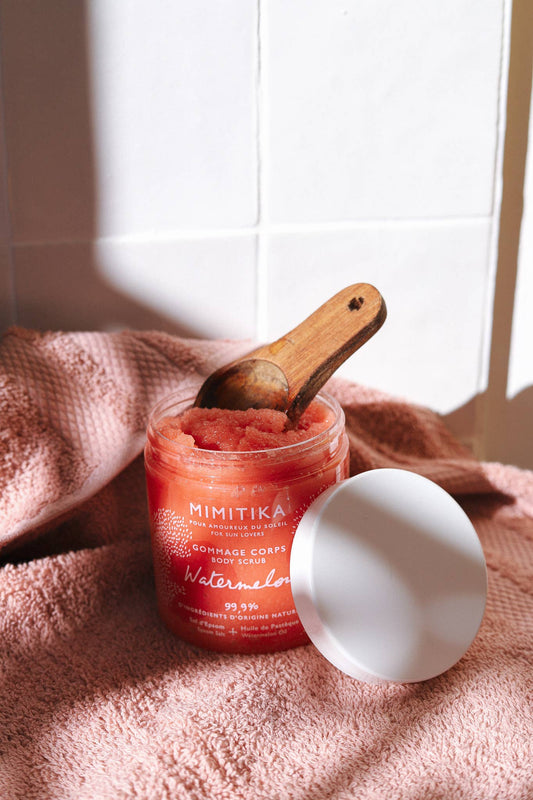 Vattenmelonfröolja och Epsom Salt Body Scrub