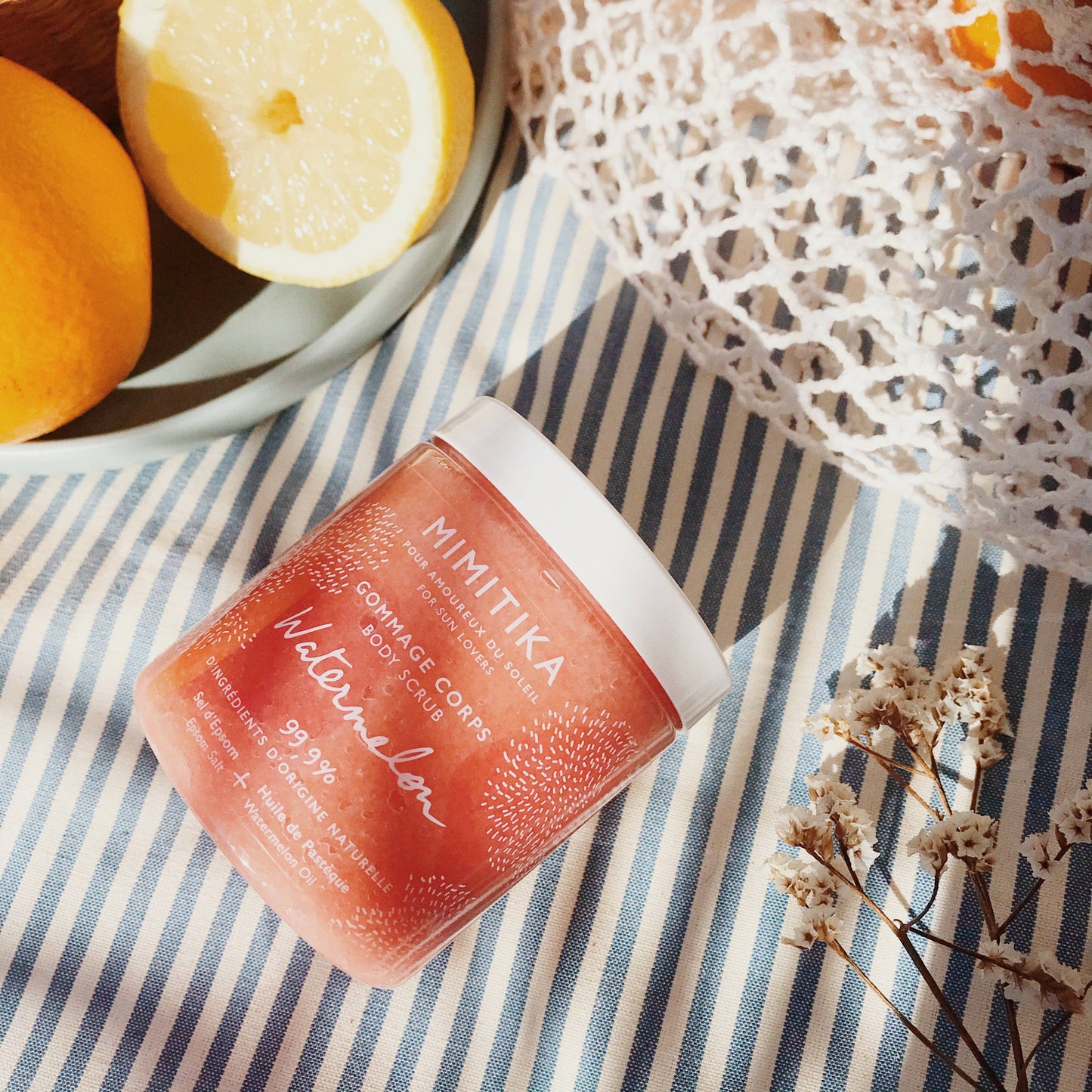 Vattenmelonfröolja och Epsom Salt Body Scrub